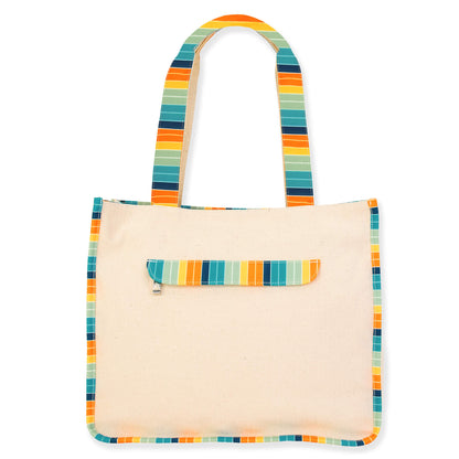 Guy Harvey Rowan Retro Sunset Shoulder Tote Bag