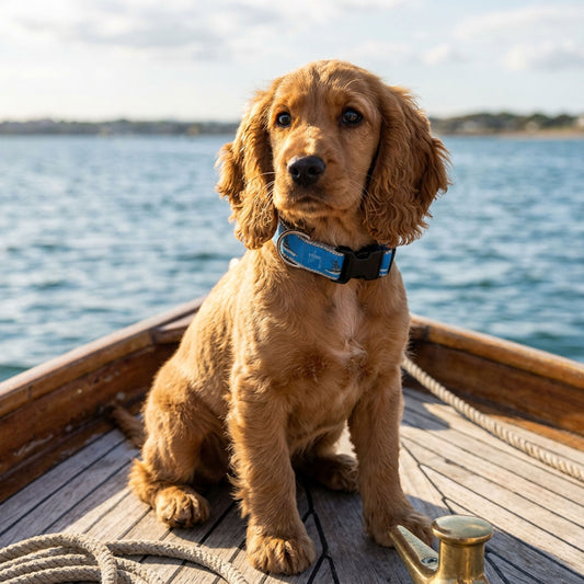 Guy Harvey Sportfisher Boat Dog Collar