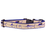 Guy Harvey Grand Slam Blue Marlin Dog Collar - Stylish Marine-Inspired Pet Accessory