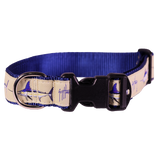 Guy Harvey Grand Slam Blue Marlin Dog Collar - Stylish Marine-Inspired Pet Accessory