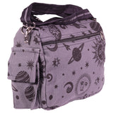 SoliVisk Sun Moon and Stars Crossbody Shoulder Bag