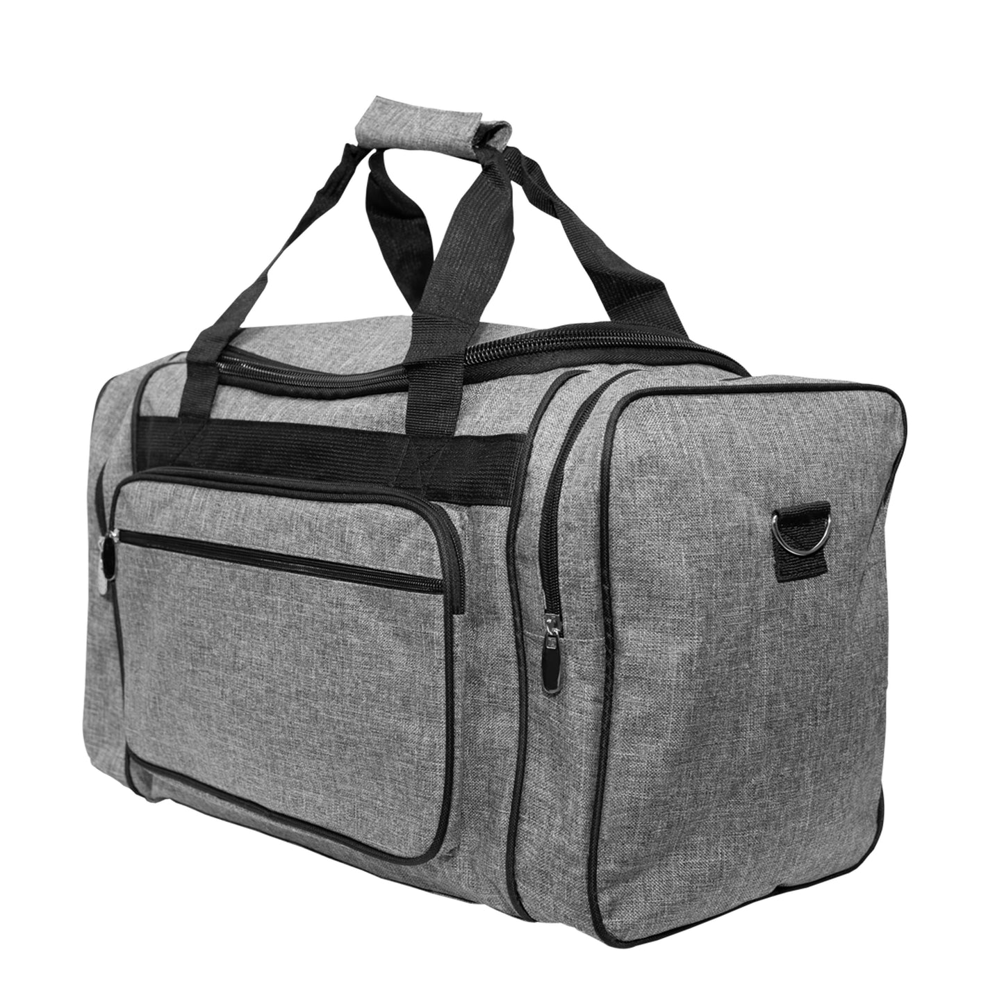 Men’s & Women’s Camo or Grey Travel Duffle Bag 20" Carryall with Shoulder Strap