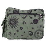 SoliVisk Sun Moon and Stars Crossbody Shoulder Bag