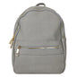 Faux Leather Mini Backpack Purse for Women in Brown or Gray