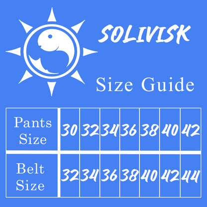 SoliVisk Men’s Nautical Embroidered Leather Tab Belt – Redfish Design  Proudly Made in USA