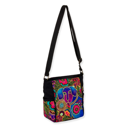 Laurel Burch Astra Bleu Pup Crossbody Bag