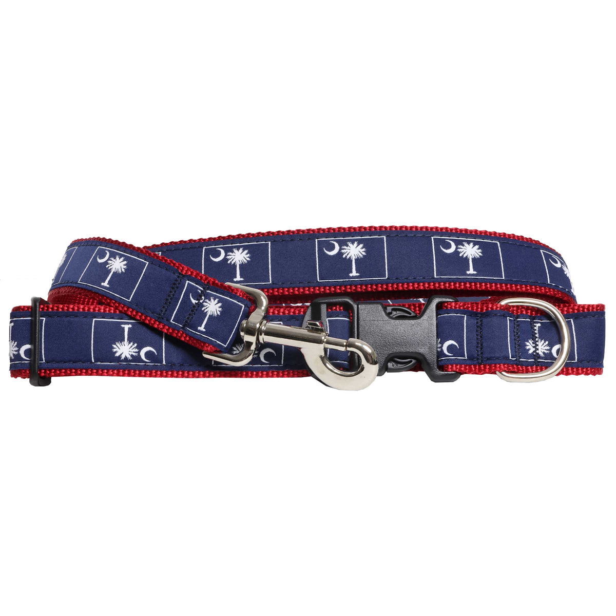 South Carolina Flag Collar & 6-Foot Leash Set