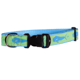 Guy Harvey Lime Green Dolphin Fish Dog Collar