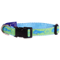 Guy Harvey Lime Green Dolphin Fish Dog Collar