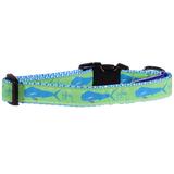 Guy Harvey Lime Green Dolphin Fish Dog Collar