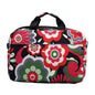 Floral Passion Padded Laptop Carry Bag with Denim Lining