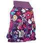 Purple Passion Boho Backpack with Floral Print
