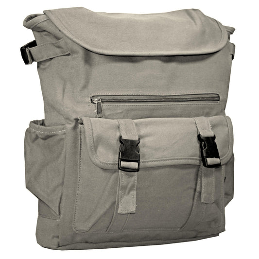 Men’s Black or Khaki Multipurpose Daypack Backpack