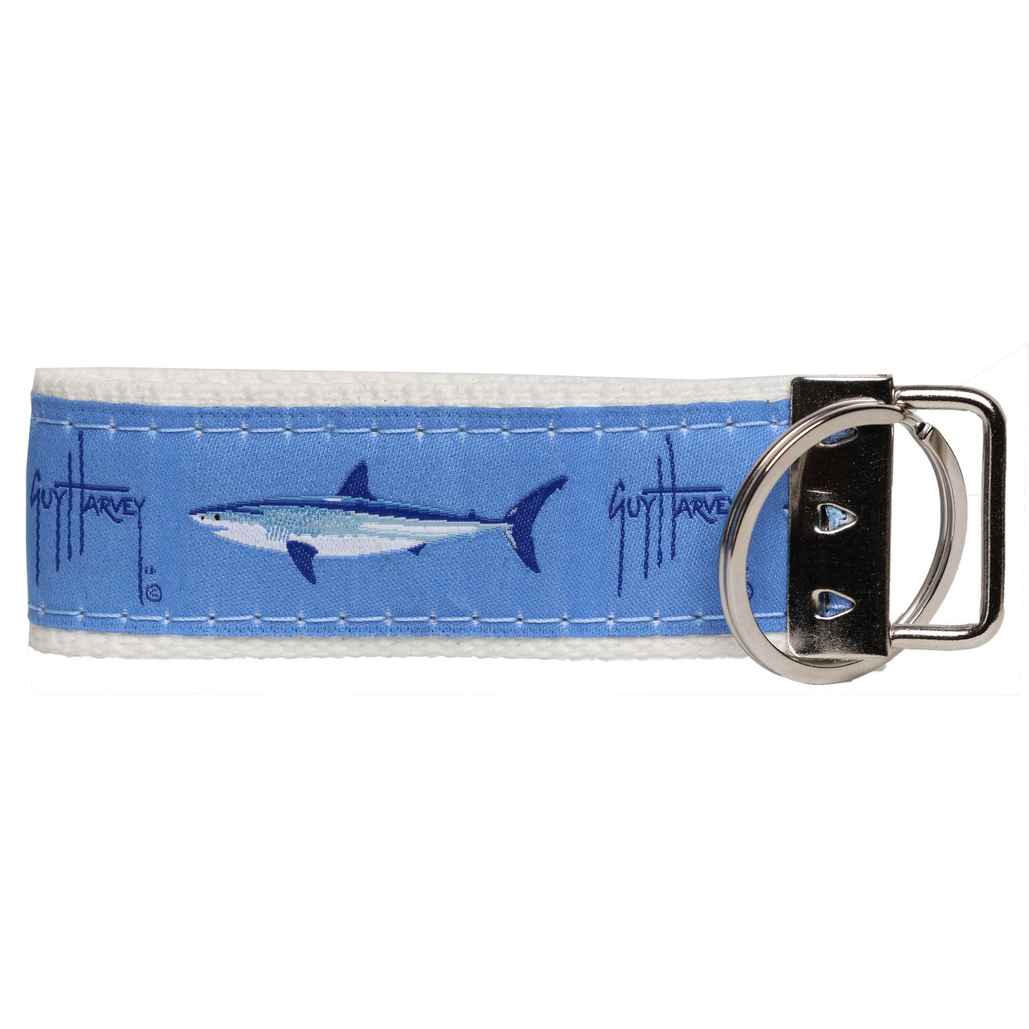 Guy Harvey Mako Shark on Blue Key Ring