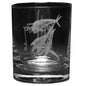 Guy Harvey Classic Whiskey Glasses Rocks Style for Scotch, Bourbon, or Mixed Drinks 12oz Sold In Pairs
