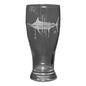 Guy Harvey Laser Etched Pilsner Glasses 16.9oz