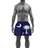 South Carolina Palmetto Moon State Flag Unisex Boxer Shorts For Men and Women