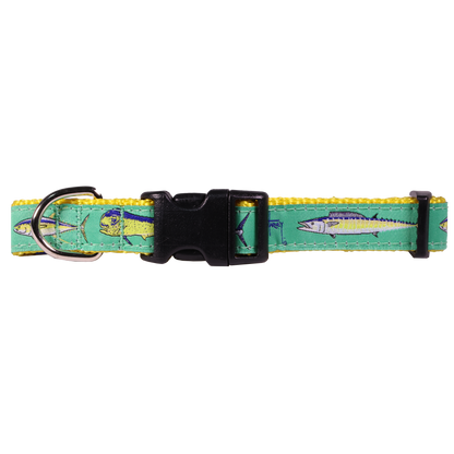 Guy Harvey Offshore Dog Collar – Sport Fish-Themed Marlin Dolphin Tuna