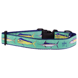 Guy Harvey Offshore Dog Collar – Sport Fish-Themed Marlin Dolphin Tuna