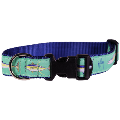 Guy Harvey Offshore Dog Collar – Sport Fish-Themed Marlin Dolphin Tuna