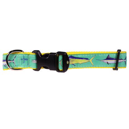 Guy Harvey Offshore Dog Collar – Sport Fish-Themed Marlin Dolphin Tuna
