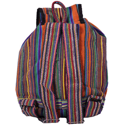 Mini Rainbow Retro Boho Daypack Backpack