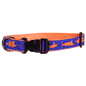 Guy Harvey Orange and Royal Blue Marlin Dog Collar