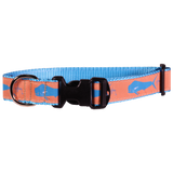 Guy Harvey Orange Dolphin Fish Dog Collar