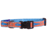 Guy Harvey Orange Dolphin Fish Dog Collar