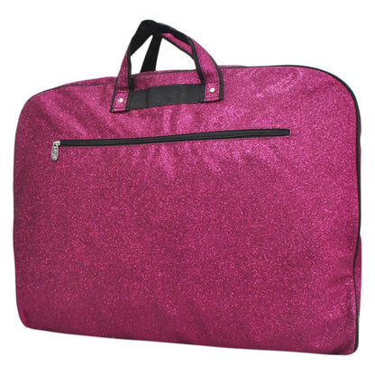Pink and Black Glitter Garment Bags