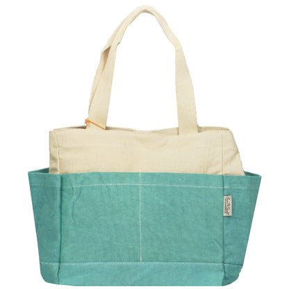 Five Pocket Heavy Duty Canvas Organizer Utility Tote Bag