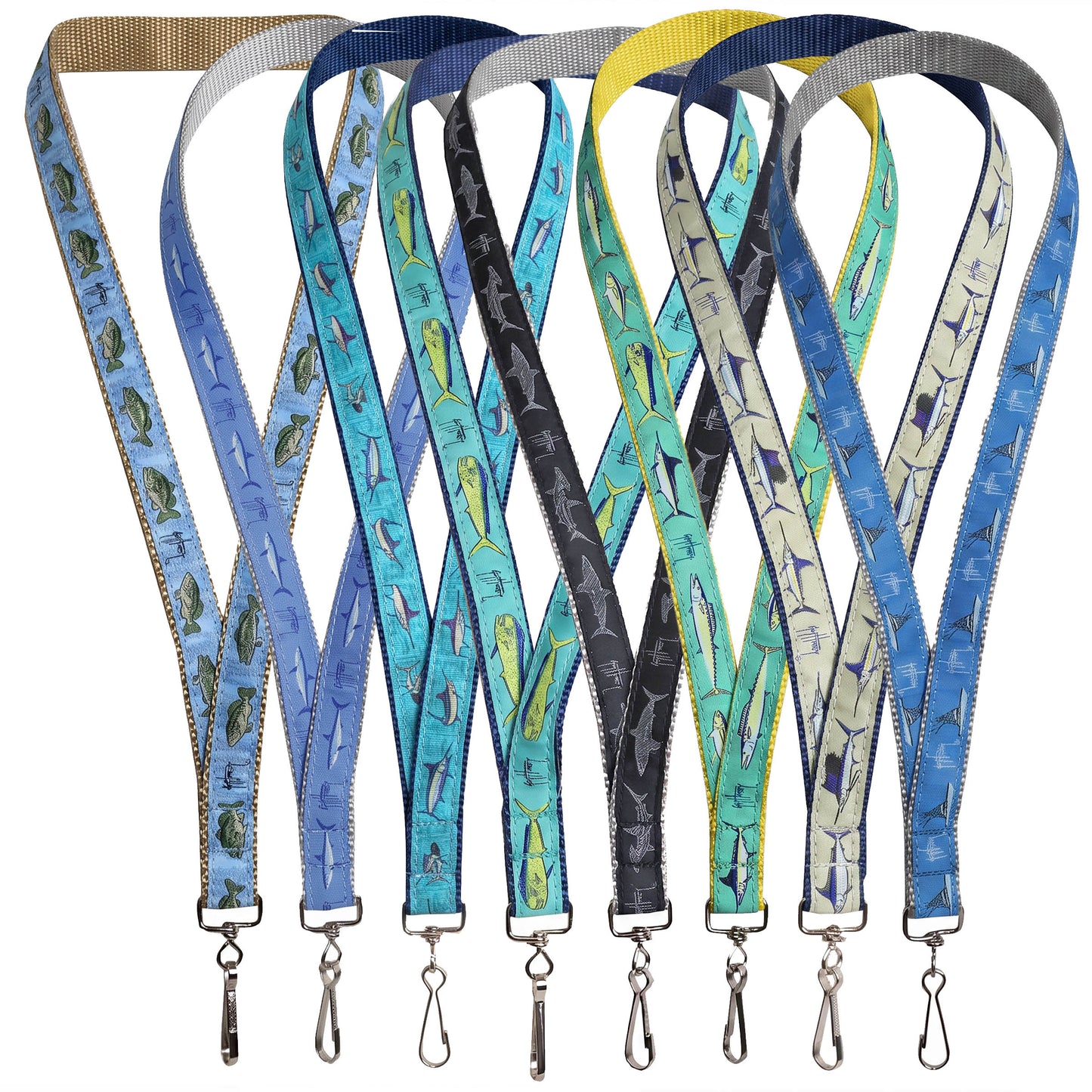 Exclusive Guy Harvey Lanyards for Keys, ID Badge, Work, School & & Outdoor Adventures