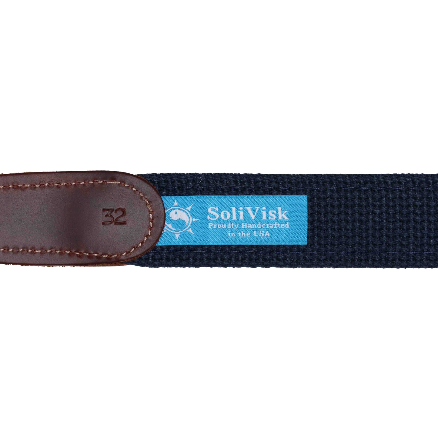 SoliVisk Nautical Code Signal Flag Men’s Leather Tab Belt