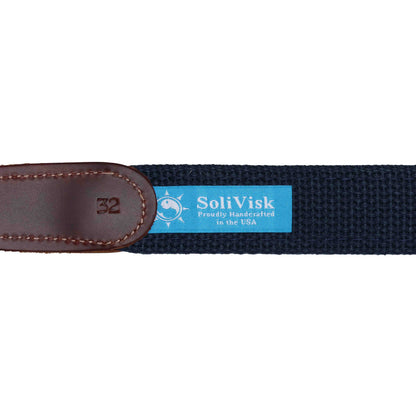 SoliVisk Nautical Code Signal Flag Men’s Leather Tab Belt