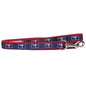 South Carolina Flag 6-Foot Dog Leash with Palmetto Tree and Crescent Moon