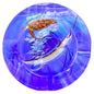 Guy Harvey Round 6" Glass Cigar Ashtray