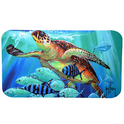 Guy Harvey Cooler Mat EVA Foam Deck Pad Fits Yeti Coolers without wheels  Non-Slip, Marine Grade