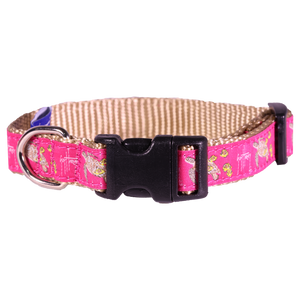 Guy Harvey Pink Sea Turtle Dog Collar - Stylish and Comfortable Pet Accessory