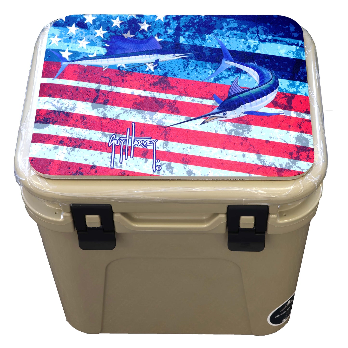 Guy Harvey Cooler Mat EVA Foam Deck Pad Fits Yeti Coolers without wheels  Non-Slip, Marine Grade