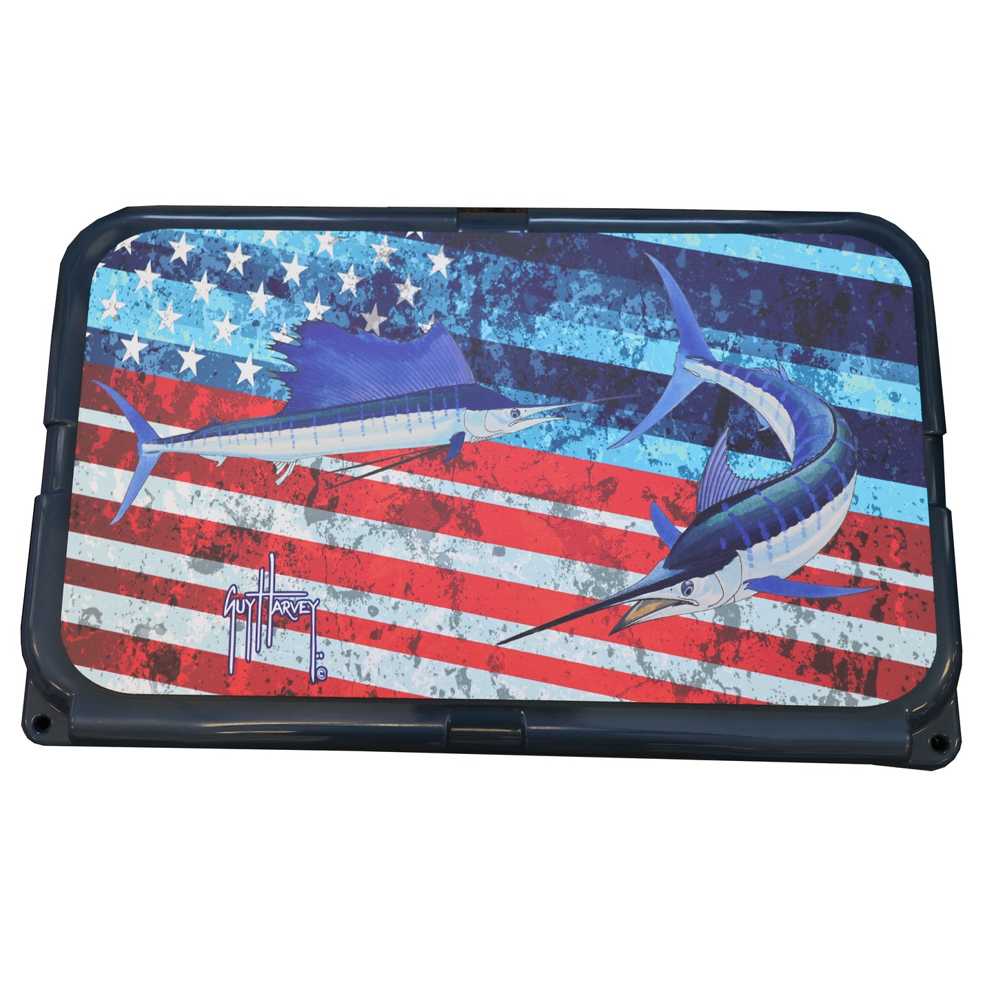 Guy Harvey Cooler Mat EVA Foam Deck Pad Fits Yeti Tundra 45 without wheels  Non-Slip, Marine Grade