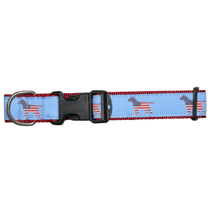 SoliVisk USA Dog Collar American Flag Lobster, Dog, or Whale Design Made in USA