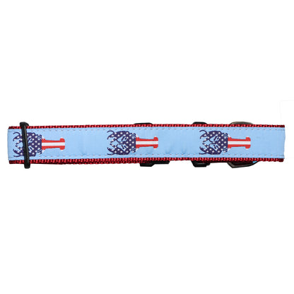 SoliVisk USA Dog Collar American Flag Lobster, Dog, or Whale Design Made in USA