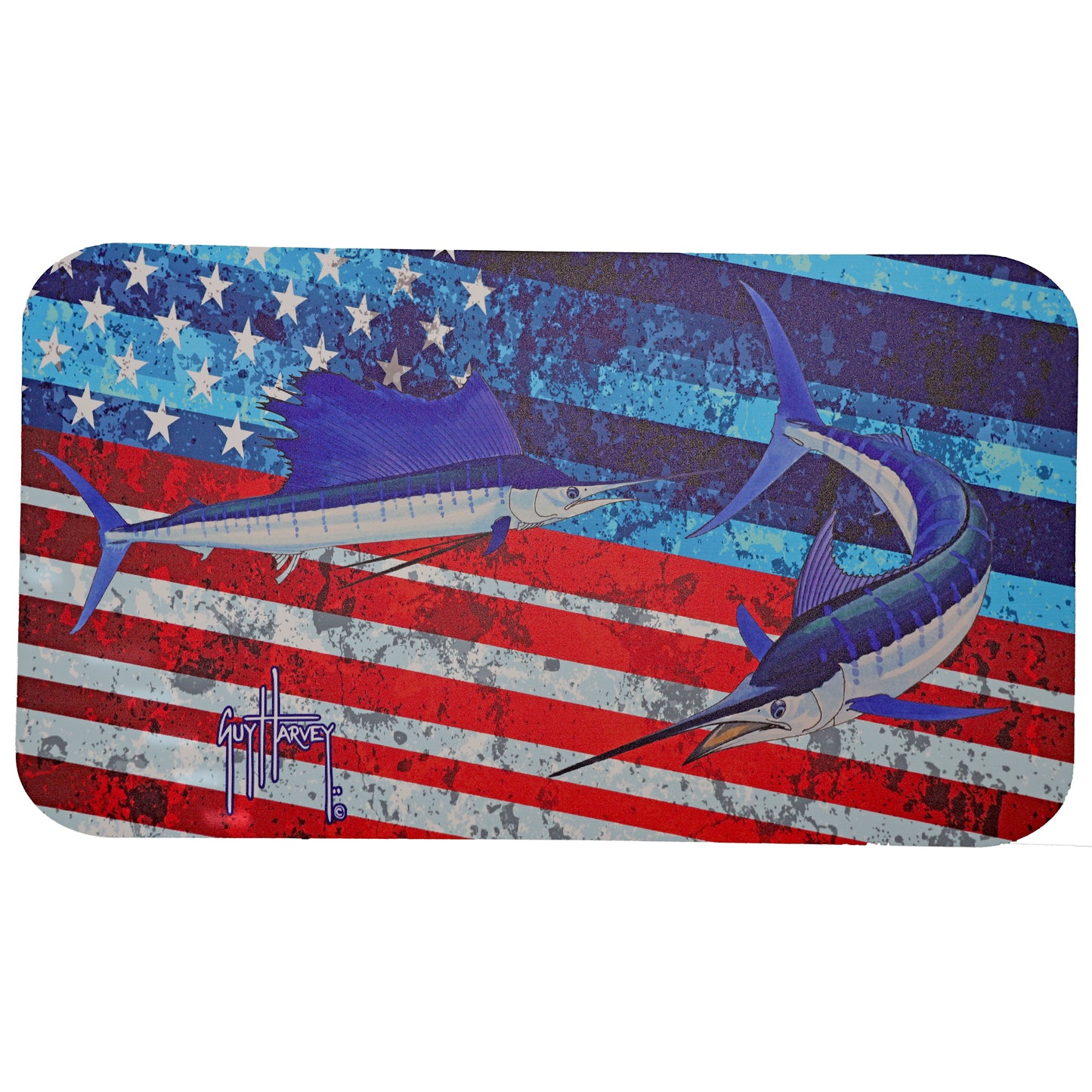 Guy Harvey Cooler Mat EVA Foam Deck Pad Fits Yeti Tundra 45 without wheels  Non-Slip, Marine Grade