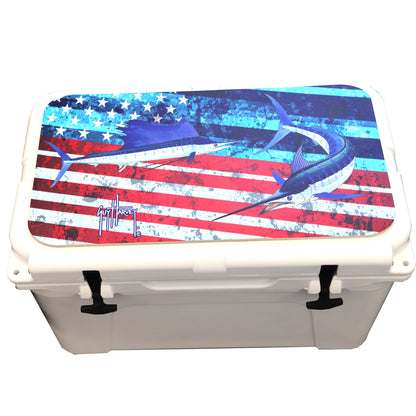 Guy Harvey Cooler Mat EVA Foam Deck Pad Fits Yeti Tundra 45 without wheels  Non-Slip, Marine Grade