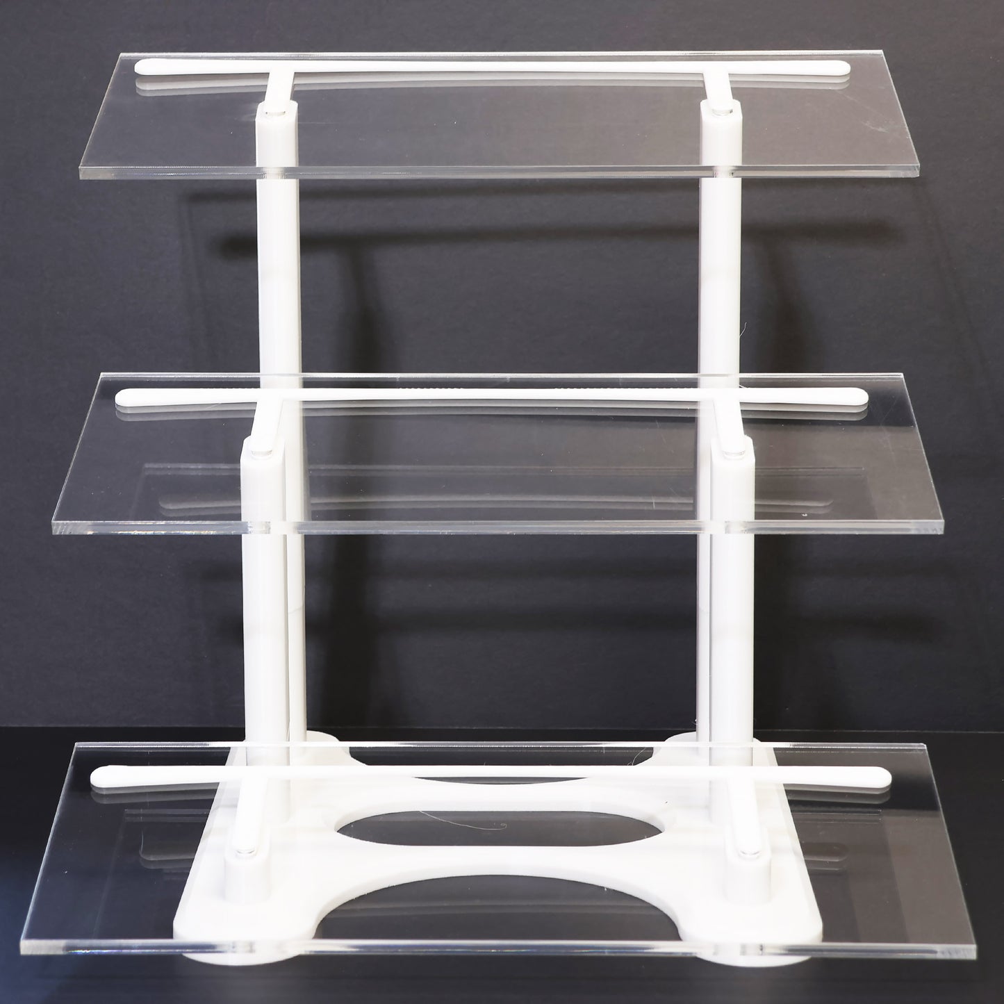 1:18 Scale Acrylic Display Stand for Model Cars, 3 Tier Collector Shelf