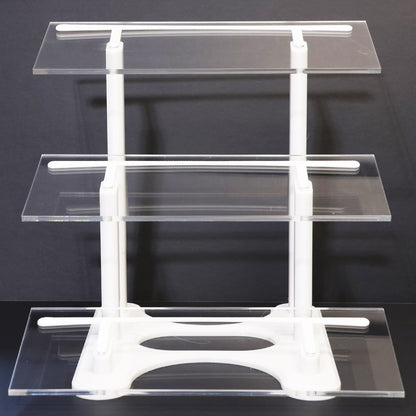 1:18 Scale Acrylic Display Stand for Model Cars, 3 Tier Collector Shelf