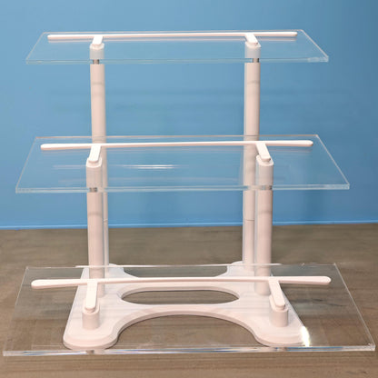 1:18 Scale Acrylic Display Stand for Model Cars, 3 Tier Collector Shelf
