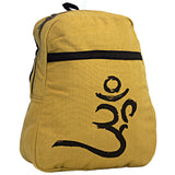 Mystic Om Blue Green and Yellow Mantra Backpacks