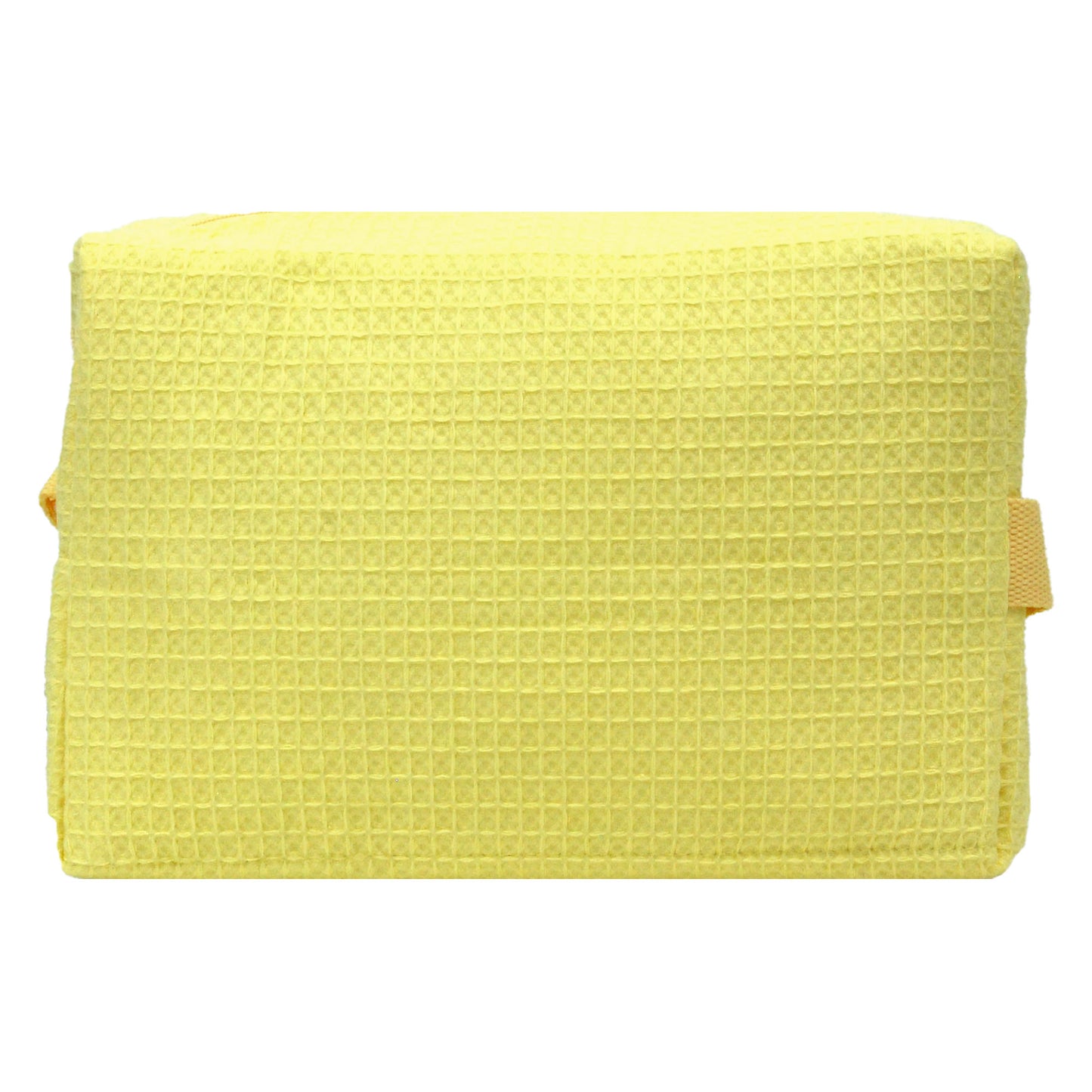 Waffle Weave Cosmetic Bags Size in a Rainbow of Colors 9L x 6H x 3" W