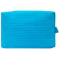 Waffle Weave Cosmetic Bags Size in a Rainbow of Colors 9L x 6H x 3" W
